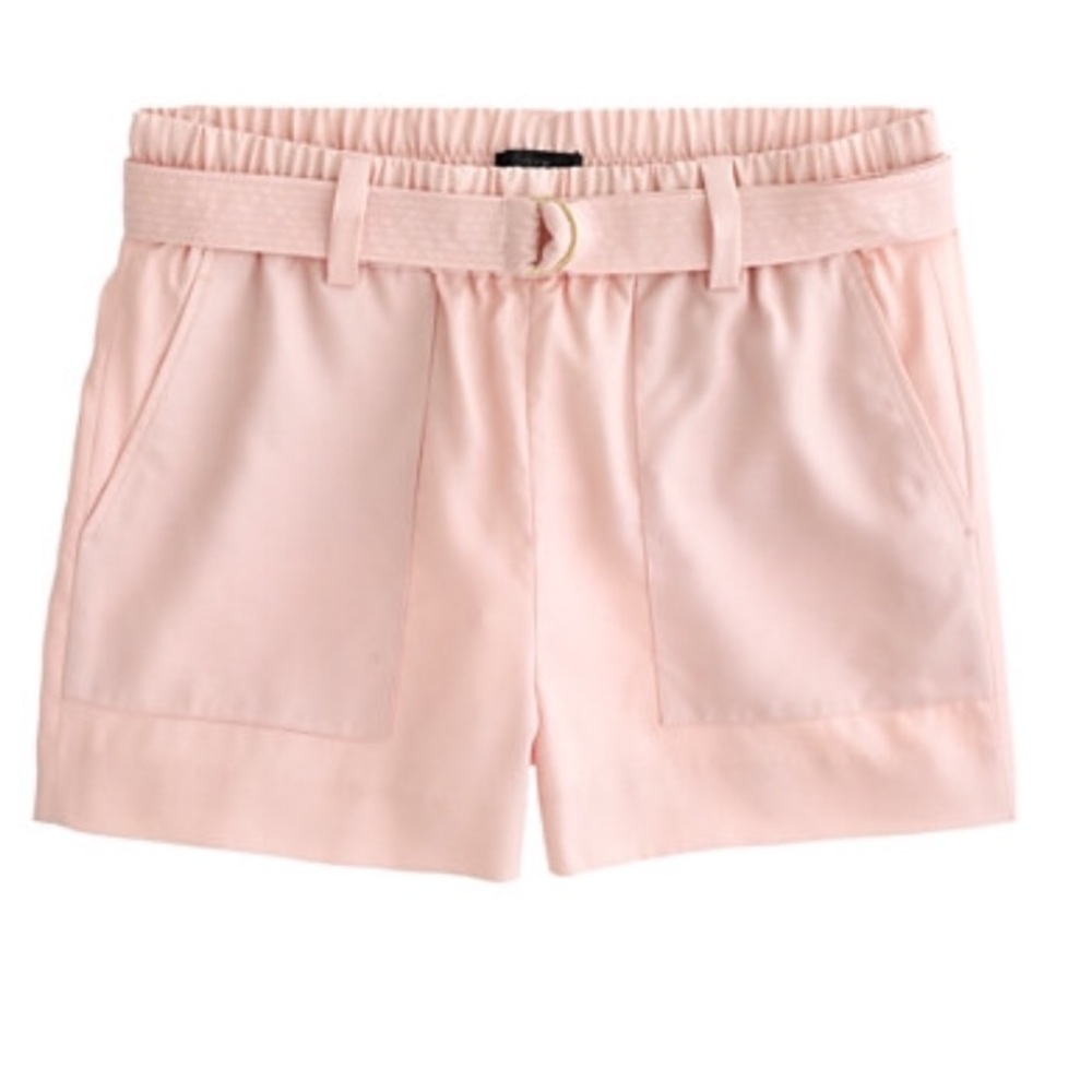 J.Crew Drapey belted pull on shorts EUC